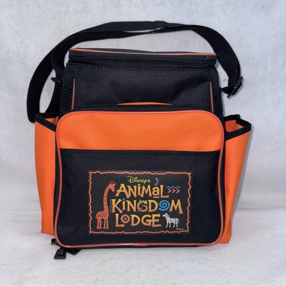 Rare Vintage Disney's Animal Kingdom Lodge Insulated Lunchbox Tote Collectible